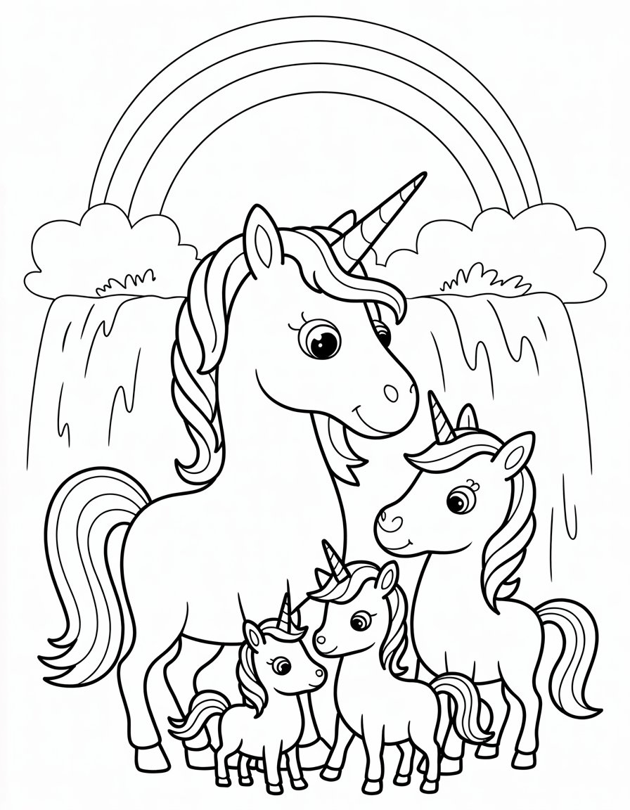 Unicorn Family Portrait